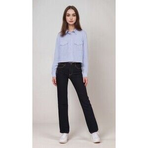 Tecovas Jeans Women Sz 25‎ Dark Blue Straight NWT